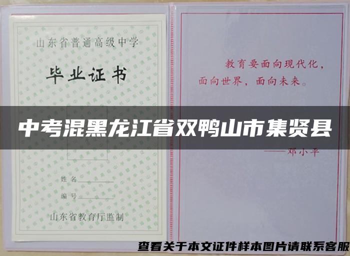 中考混黑龍江省雙鴨山市集賢縣
