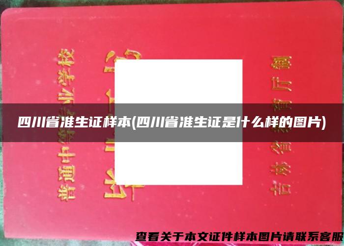 四川省準生證樣本(四川省準生證是什么樣的圖片)