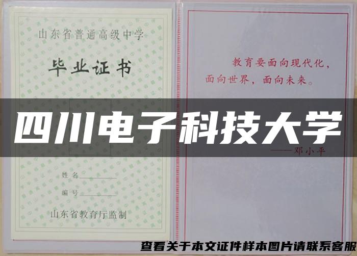 四川電子科技大學