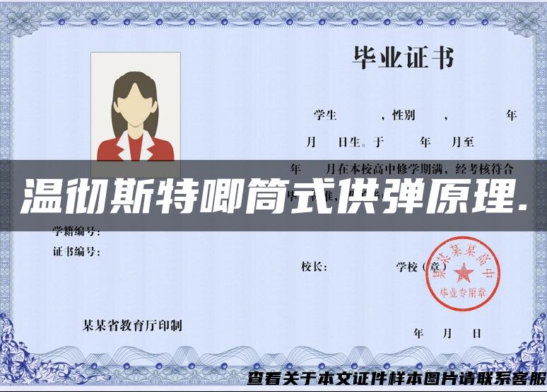 溫徹斯特唧筒式供彈原理.