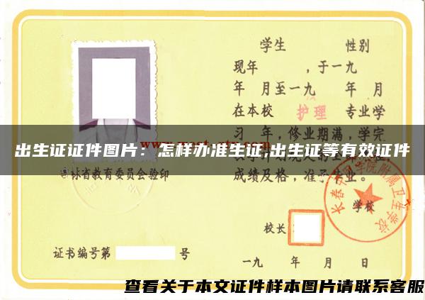 出生證證件圖片：怎樣辦準生證,出生證等有效證件