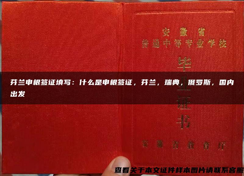 芬蘭申根簽證填寫：什么是申根簽證，芬蘭，瑞典，俄羅斯，國內出發