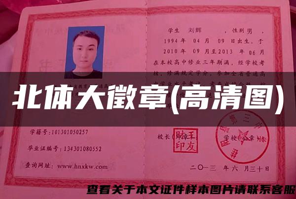 北體大徵章(高清圖)