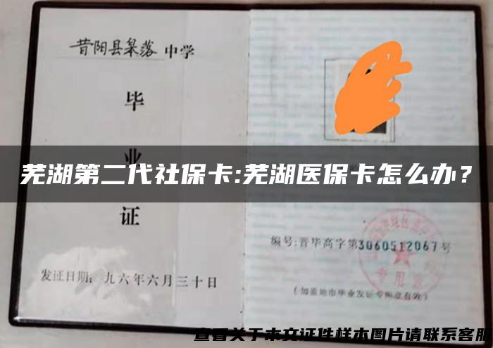 蕪湖第二代社?？?蕪湖醫?？ㄔ趺崔k？