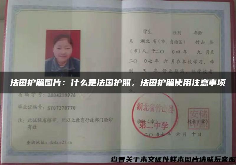 法國護照圖片：什么是法國護照，法國護照使用注意事項