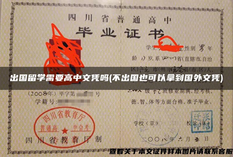 出國留學需要高中文憑嗎(不出國也可以拿到國外文憑)