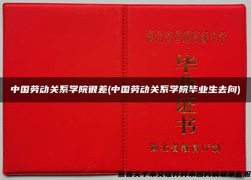 中國勞動關系學院很差(中國勞動關系學院畢業生去向)