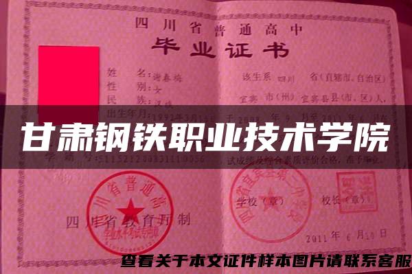 甘肅鋼鐵職業技術學院