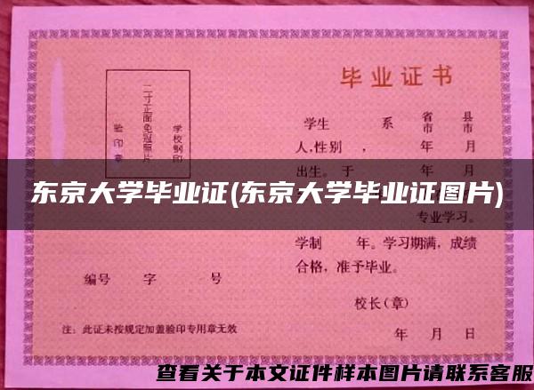 東京大學畢業證(東京大學畢業證圖片)
