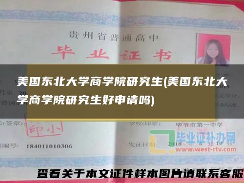美國東北大學商學院研究生(美國東北大學商學院研究生好申請嗎)