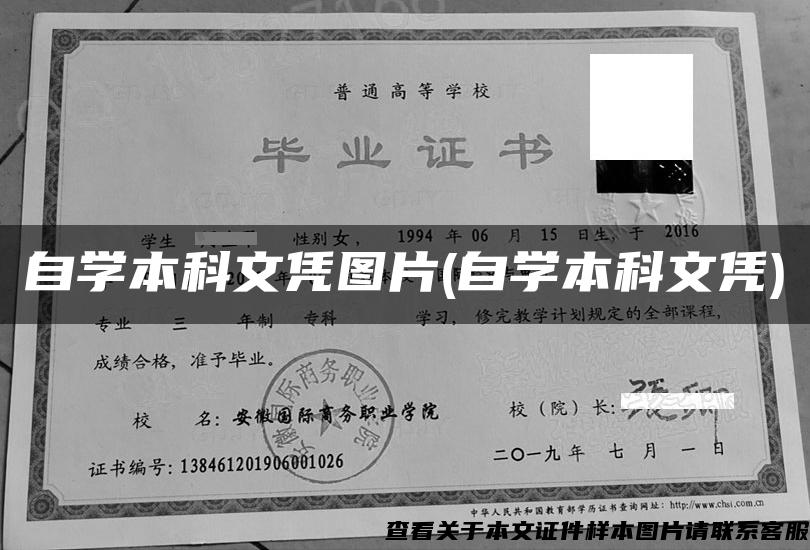自學本科文憑圖片(自學本科文憑)