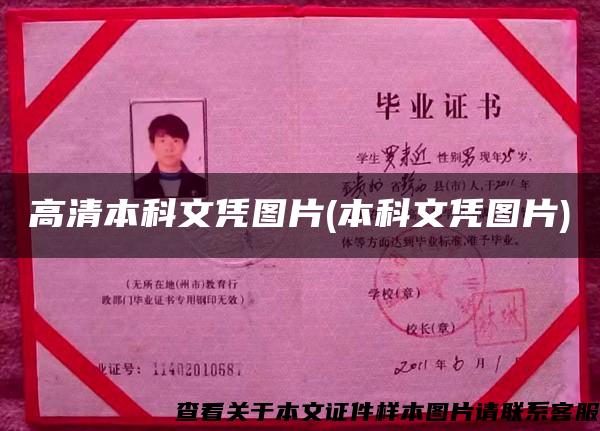 高清本科文憑圖片(本科文憑圖片)