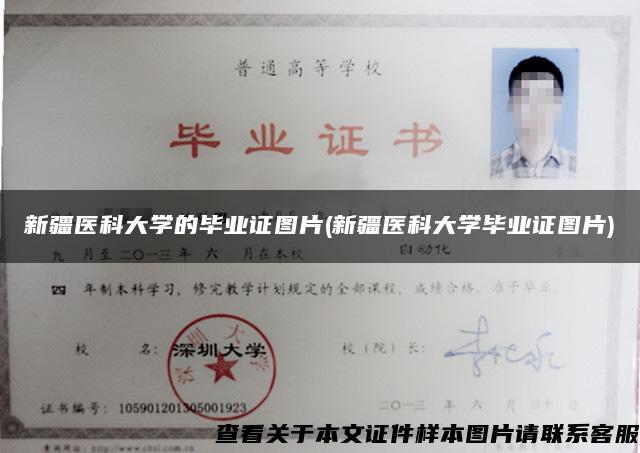 新疆醫科大學的畢業證圖片(新疆醫科大學畢業證圖片)