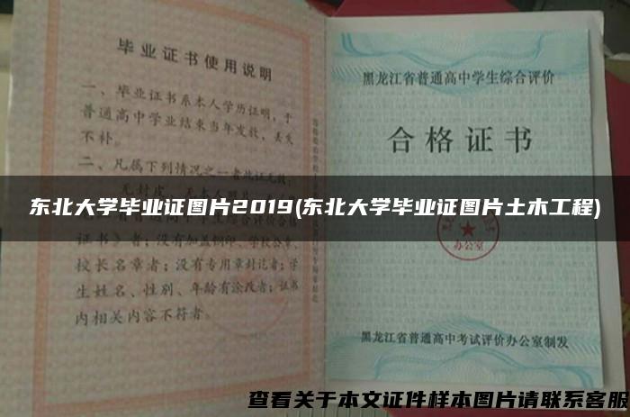 東北大學畢業證圖片2019(東北大學畢業證圖片土木工程)