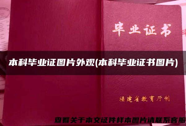 本科畢業證圖片外觀(本科畢業證書圖片)