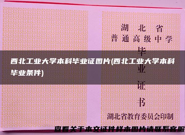西北工業大學本科畢業證圖片(西北工業大學本科畢業條件)