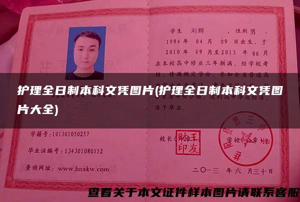 護理全日制本科文憑圖片(護理全日制本科文憑圖片大全)