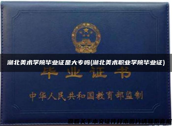 湖北美術學院畢業證是大專嗎(湖北美術職業學院畢業證)