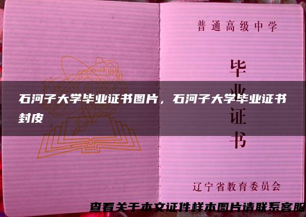 石河子大學畢業證書圖片，石河子大學畢業證書封皮
