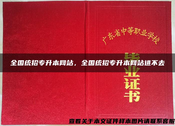 全國統招專升本網站，全國統招專升本網站進不去