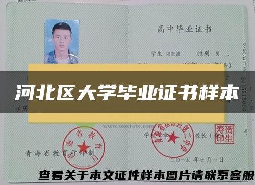 河北區大學畢業證書樣本