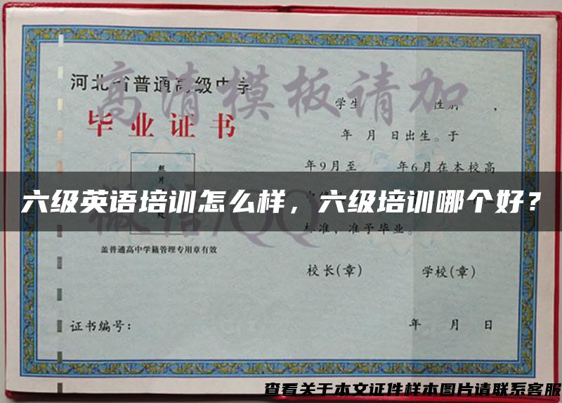 六級英語培訓怎么樣，六級培訓哪個好？