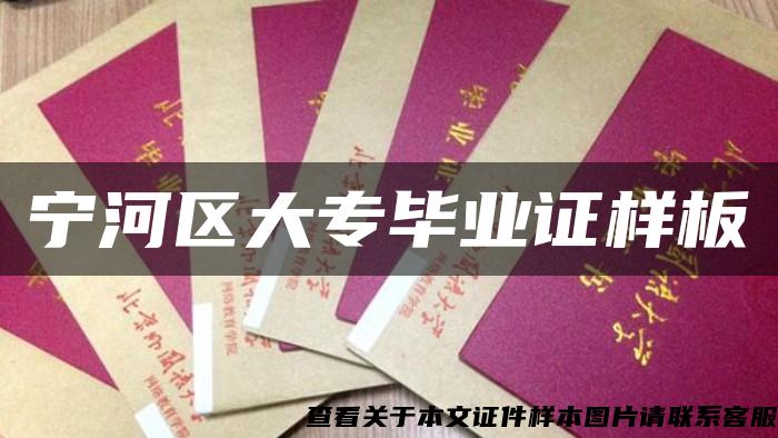 寧河區大專畢業證樣板
