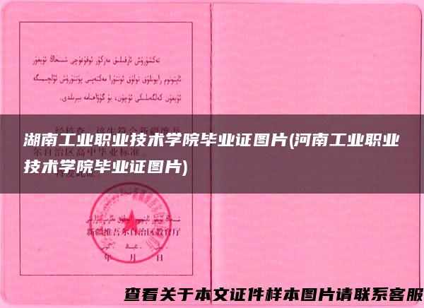 湖南工業職業技術學院畢業證圖片(河南工業職業技術學院畢業證圖片)