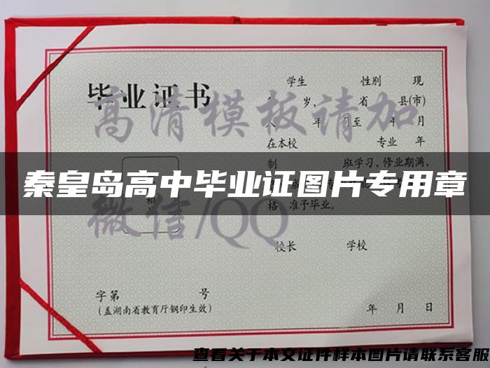 秦皇島高中畢業證圖片專用章