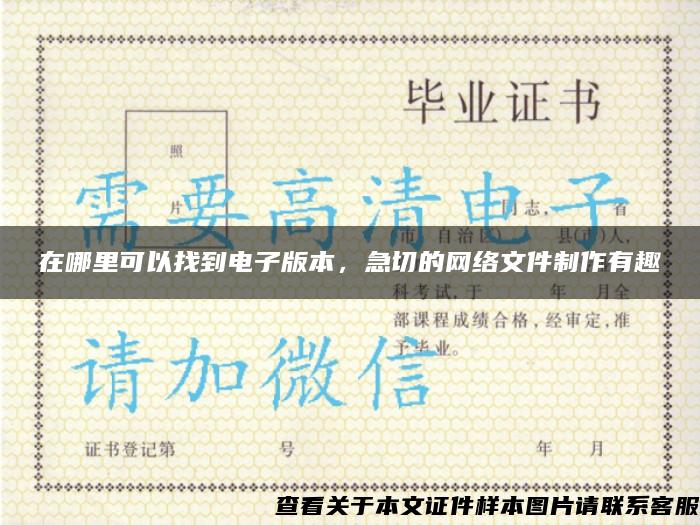 在哪里可以找到電子版本，急切的網絡文件制作有趣