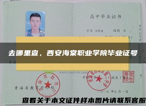 去哪里查，西安海棠職業學院畢業證號