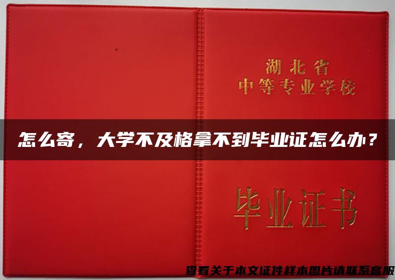 怎么寄，大學不及格拿不到畢業證怎么辦？