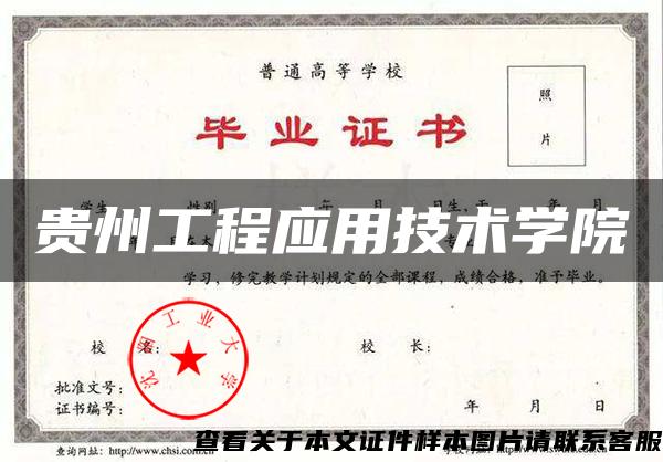 貴州工程應用技術學院