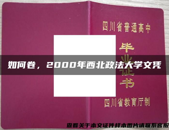 如何卷，2000年西北政法大學文憑