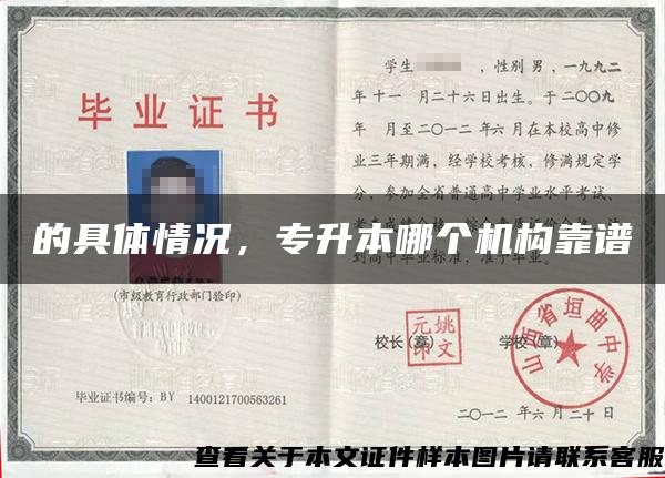 的具體情況，專升本哪個機構靠譜
