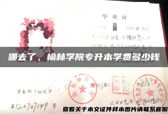 哪去了，榆林學院專升本學費多少錢