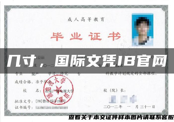幾寸，國際文憑IB官網