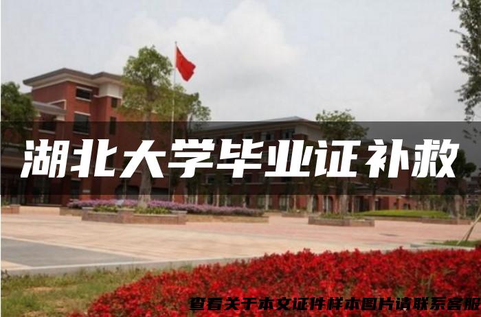 湖北大學畢業證補救
