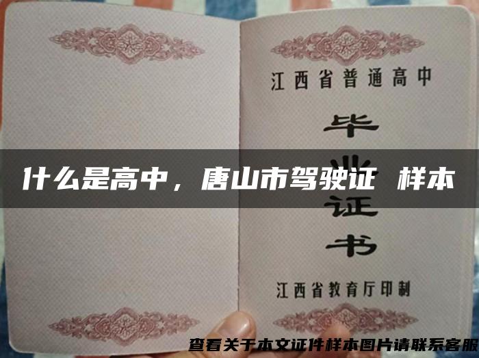 什么是高中，唐山市駕駛證 樣本