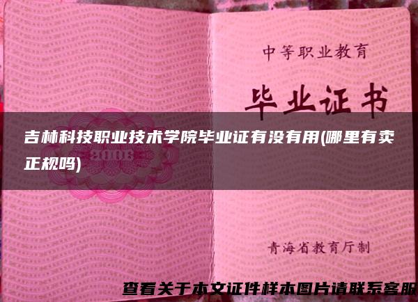 吉林科技職業技術學院畢業證有沒有用(哪里有賣正規嗎)