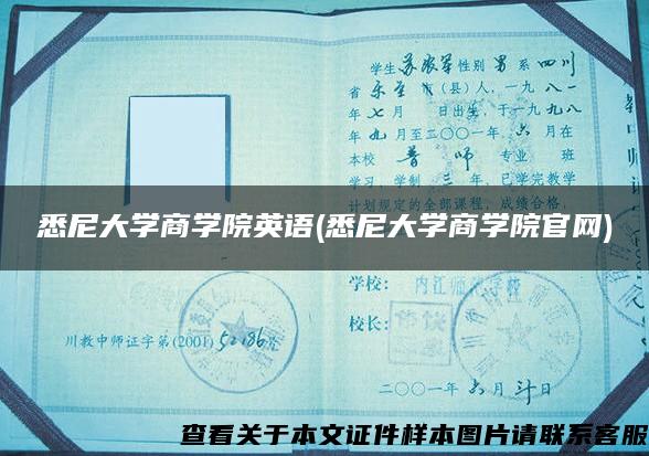 悉尼大學商學院英語(悉尼大學商學院官網)