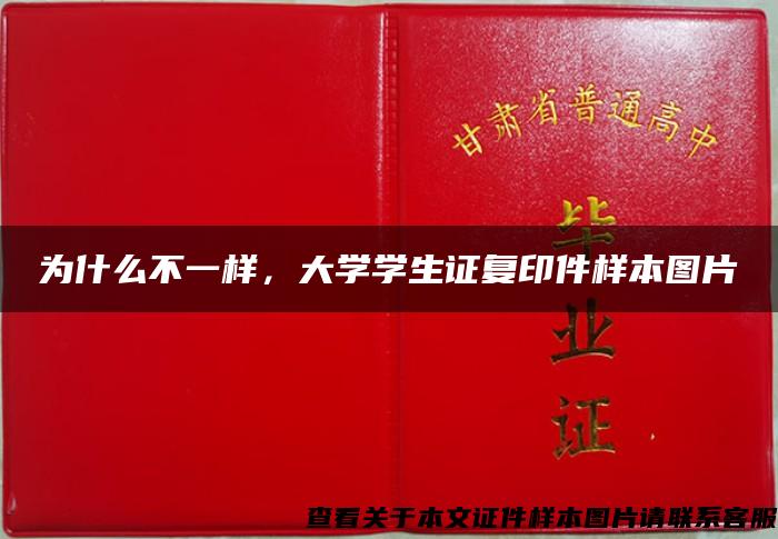 為什么不一樣，大學學生證復印件樣本圖片