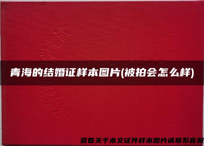 青海的結婚證樣本圖片(被拍會怎么樣)