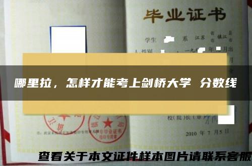 哪里拉，怎樣才能考上劍橋大學 分數線