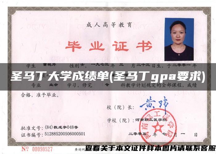 圣馬丁大學成績單(圣馬丁gpa要求)