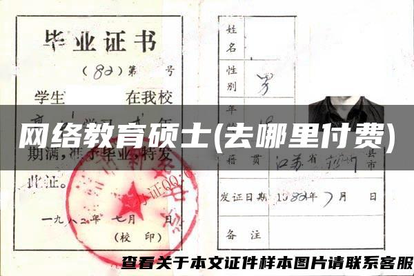網絡教育碩士(去哪里付費)