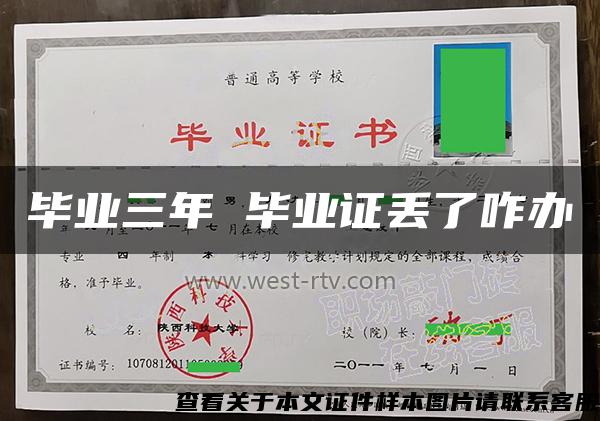 畢業三年 畢業證丟了咋辦