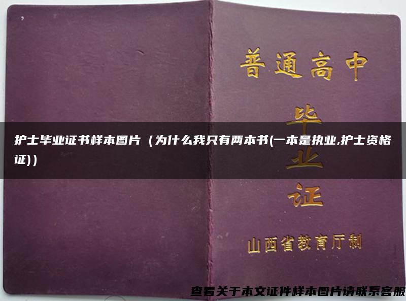 護士畢業證書樣本圖片（為什么我只有兩本書(一本是執業,護士資格證)）
