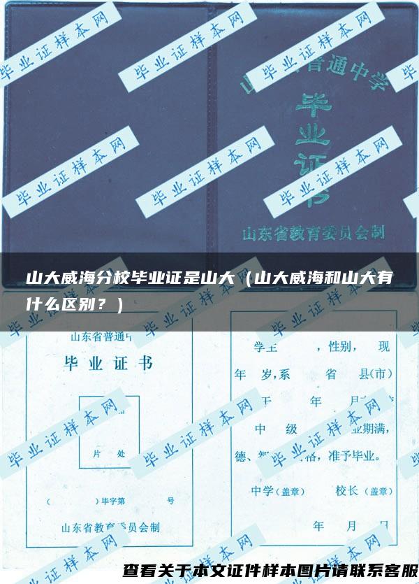 山大威海分校畢業證是山大（山大威海和山大有什么區別？）