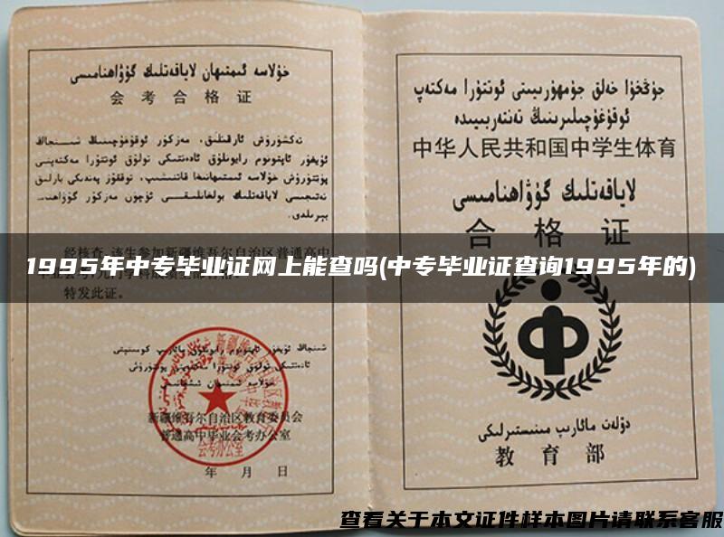 1995年中專畢業證網上能查嗎(中專畢業證查詢1995年的)